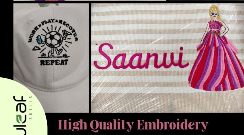 High quality embroidery digitizing services in india