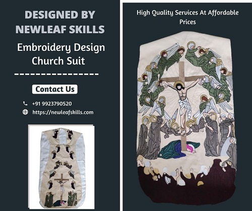 Embroidery Design Church Suit
