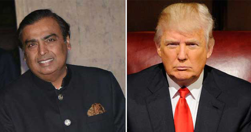 Mukesh Ambani Will Invest In The Company Of Donald Trumps Relative