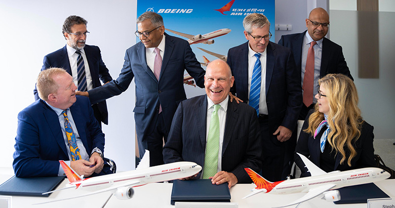 Tata Signs Purchasing Agreement With Airbus Boeing