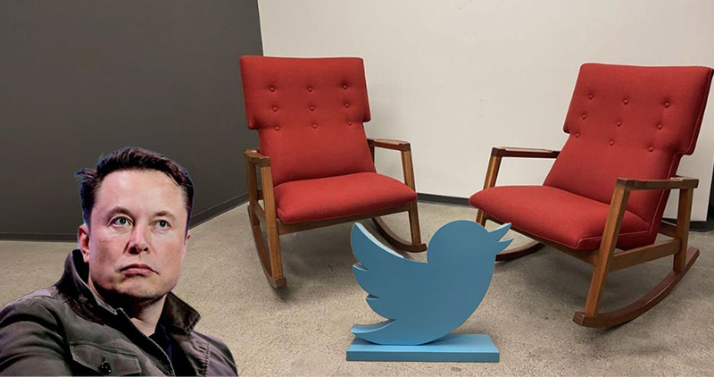 Elon Musk Will Auction Twitters Logo To Table Chair