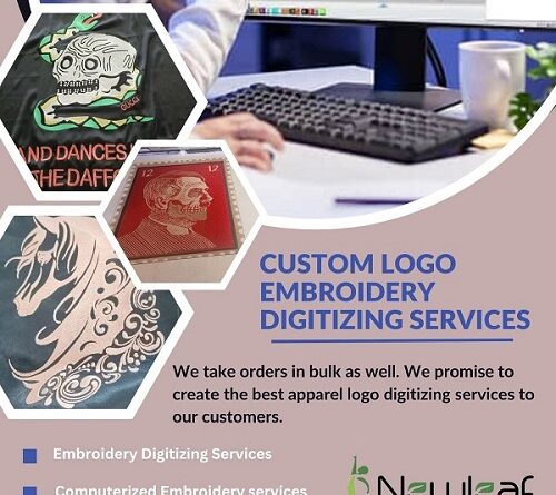 Custom Logo Embroidery Digitizing Services