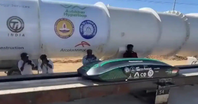Asias Longest Hyperloop Tube Is Being Built In India
