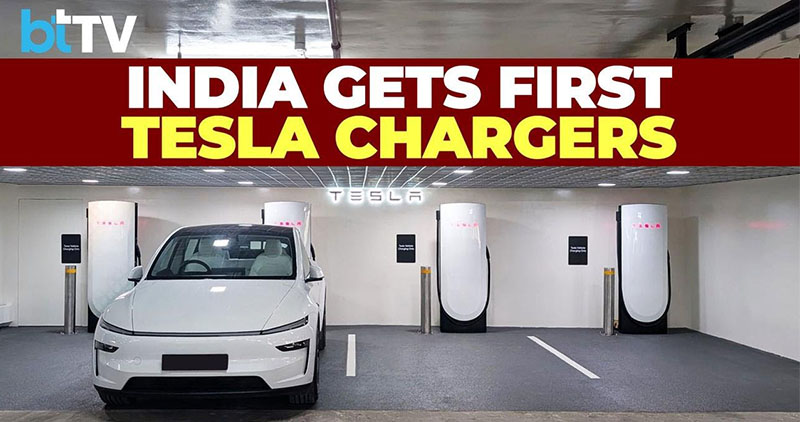 Tesla installs first Supercharger station in India charging starts at Rs 14