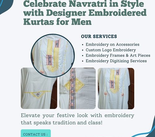 Celebrate Navratri in Style with Designer Embroidered Kurtas for Men