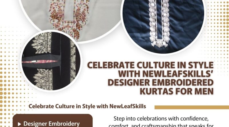 Designer Embroidered Kurtas for Men