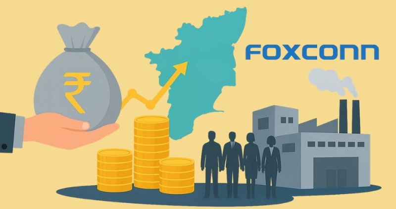 Foxconn to invest ₹15000 crore in India 14000 high value jobs to be created