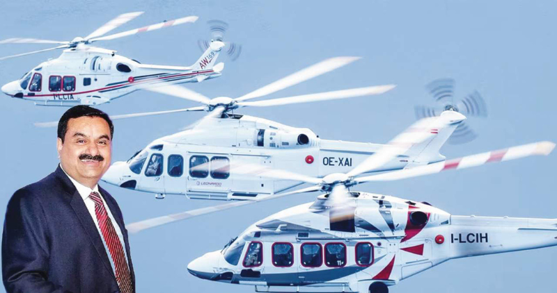 Major Helicopter Manufacturing Agreement in India Adani and Italian Company Sign Deal