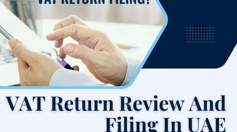 VAT Return Review And Filing In UAE