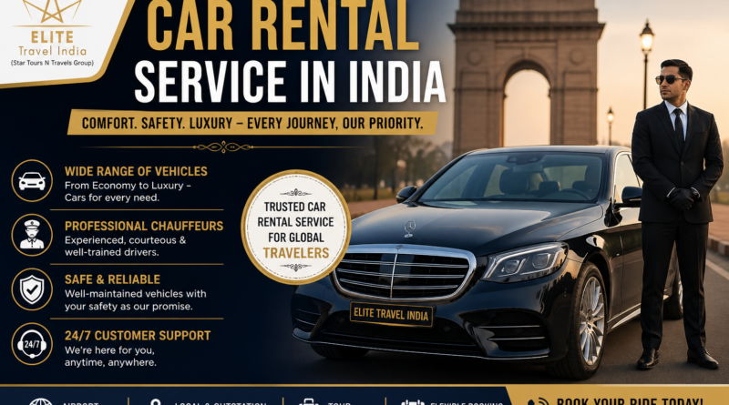 Luxury car rentals for your India journey