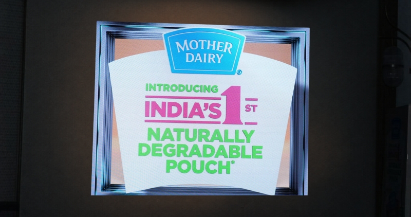 Mother Dairy Launches India’s First Soil-Dissolvable Milk Pouch, Offering Relief to the Environment