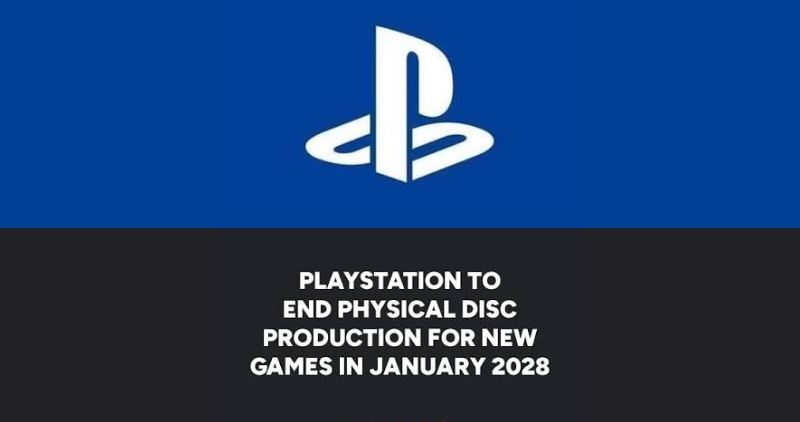 Physical Discs for Sony PlayStation Games to be Discontinued from 2028!
