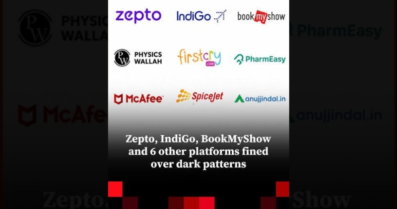 Fines imposed on 9 companies including Zepto and BookMyShow